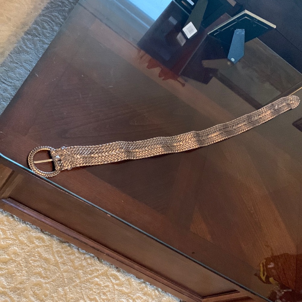 Bronze woven belt